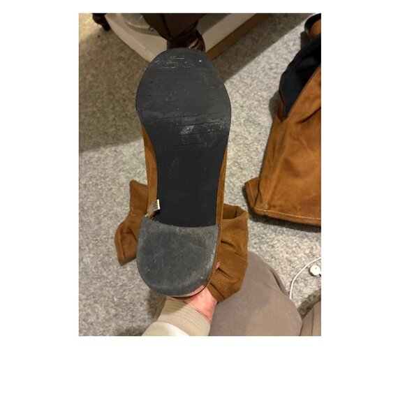 Zara Boots Suede Light Brown - Picture 2 of 2